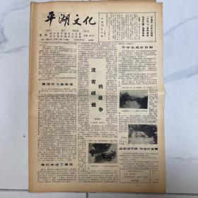 报纸，平湖文化1993年6月3日