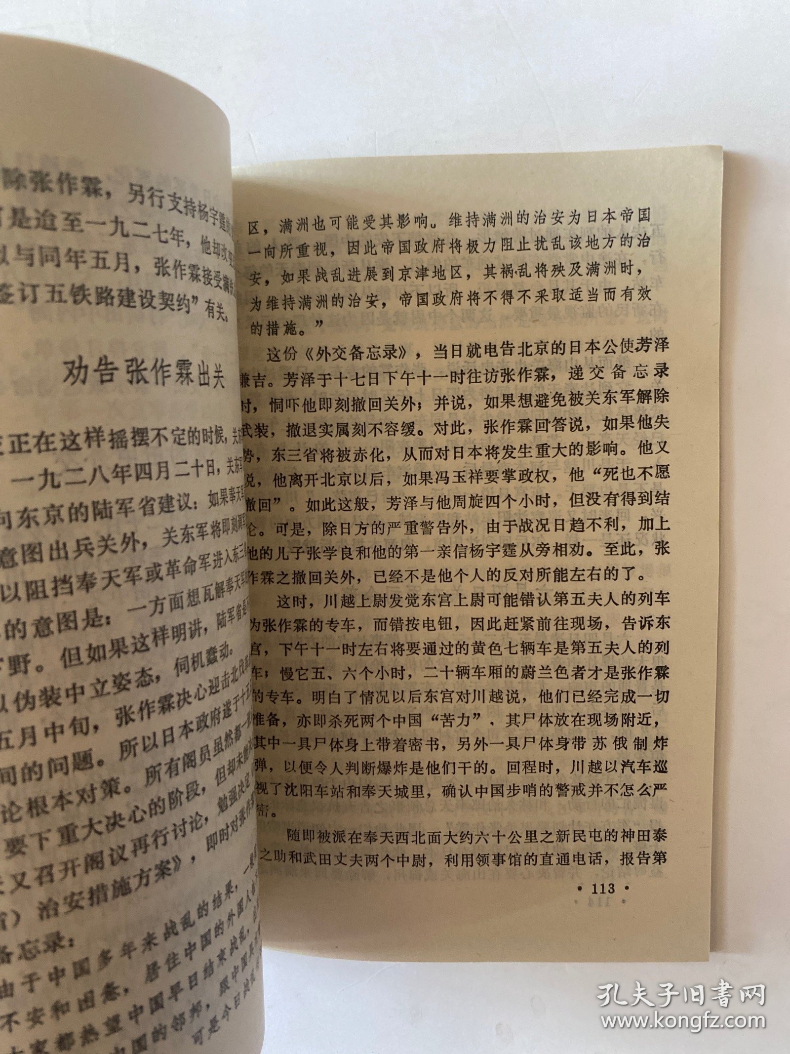 我杀死了张作霖