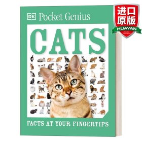 英文原版 Pocket Genius: Cats: Facts at Your Fingertips DK百科知识口袋书 口袋天才系列：猫 英文版 进口英语原版书籍