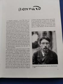 英文原版画册Bonnard（皮埃尔·博纳尔）（八一电影制片厂藏书,实物拍图,外品详见图,钤印如图,内页干净整洁）