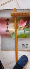 2012年佛光普照书法挂历，共十三张。张张精彩。