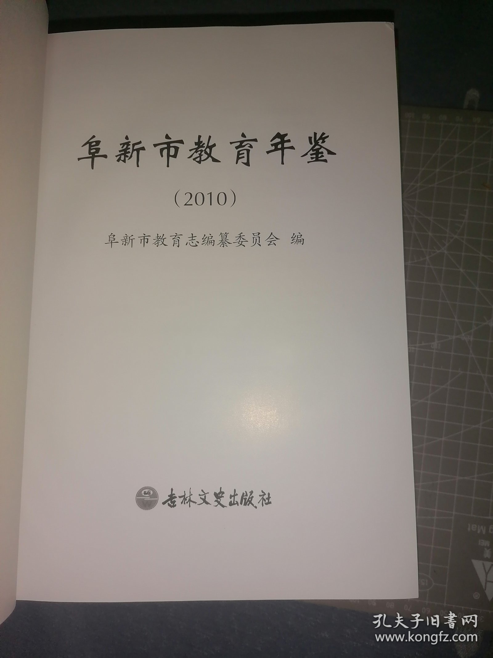 阜新市教育年鉴2010年