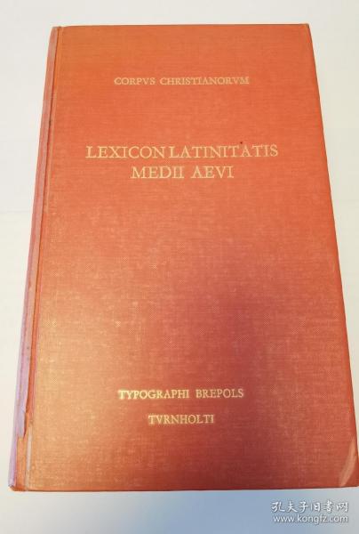 《Lexicon Latinitatis Medium Aevi》中世拉丁语词典，拉丁文-法文