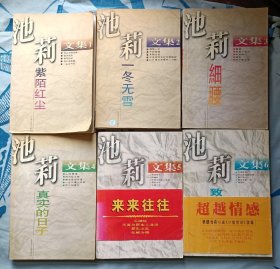 池莉文集 （1-6册 6本合售）（1 紫陌红尘、2 一冬无雪、3 细腰、4 真实的日子、5 午夜起舞、6 致无尽的岁月）