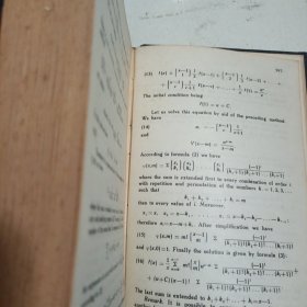 CALCULUS OF FINITE DIFFERENCES有限差分法（32开硬精装 ）
