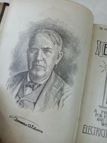 ELECTRICAL霍金斯～电子指南（精装插图，书口刷金）1917年出版，