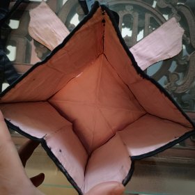 清末“延年益寿”手工绣缎面寿星帽