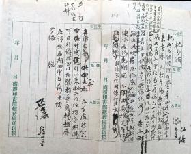 张元济 盛同孙等批阅 民国 上海商务印书馆与杭州 阮性存 平海路资料