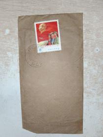 1977年实寄封，贴J.20(5-1)中国人民解放军建军50周年邮票。 9号文件夹
