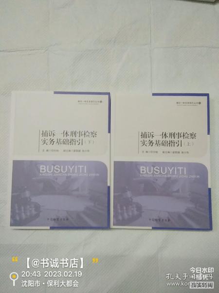 捕诉一体刑事检察实务基础指引（套装上下册）