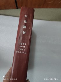 江苏画刊 4985年/8一12，1987年1.7.9.10.12共10期