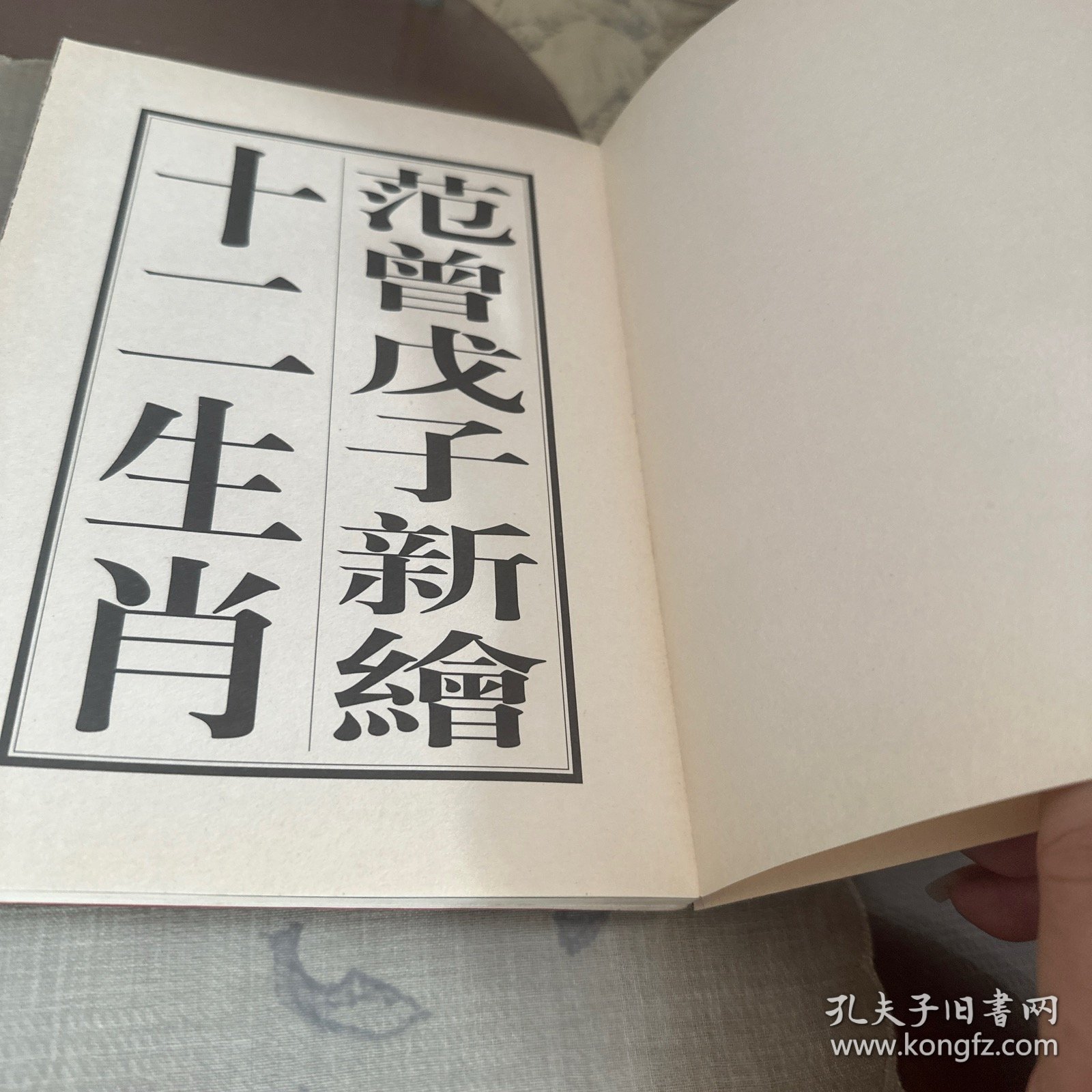 点击查看原图 童心可珍(范曾戊子新绘十二生肖,经折装)