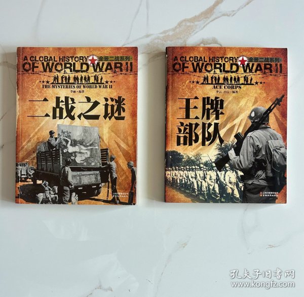全景二战系列 王牌部队+二战之谜（彩图版）两本合售