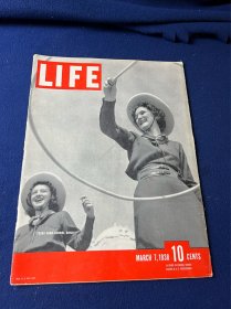 1938年3月美国生活杂志，Life Magazine，英国内阁张伯伦，希特勒预谋捷克斯洛伐克，美国艺术家，有缺页