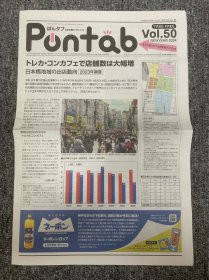 Pontab ポんタブ 日本大阪 日本桥电器商业街 行业期刊报纸 两张八版 时尚消费 日本桥地区店铺出店动向2023年调查情报资料 限量发行 稀少品 美品 仅一枚 对二次元漫画动画模型手办爱好者指导资料