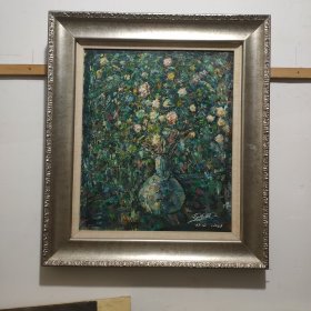 外国名家布上油画60X50 202408261920