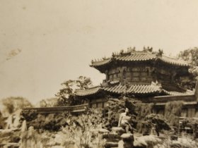 建国初期北京中山公园风景老照片