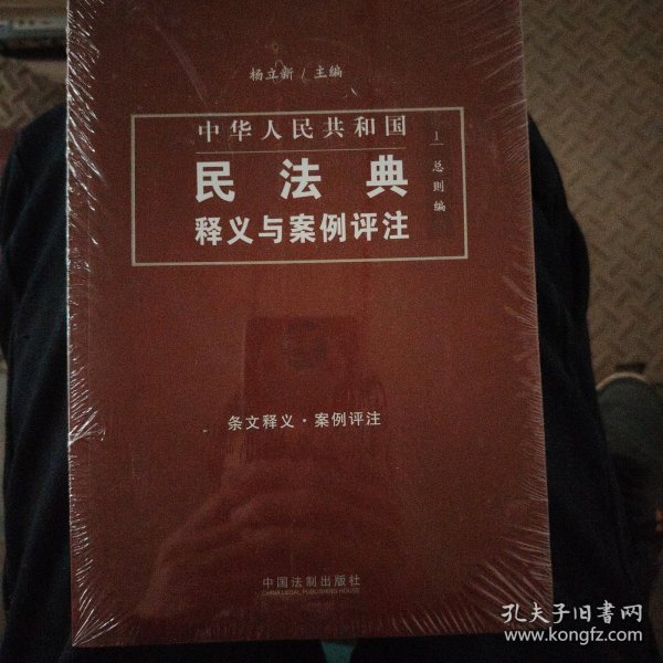 中国民法典释义与案例评注：总则编