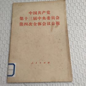 中国共产党第十三届中央委员会第四次全体会议公报
