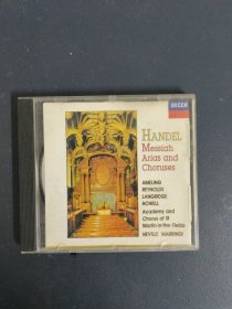 光盘CD：韩德尔弥赛亚 咏叹调与合唱曲 HANDEL MESSIAH ARIAS AND CHORUSES 1碟装 轻微划痕 以实拍图购买