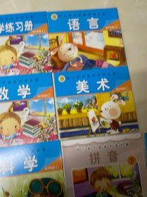 幼儿多元智能和谐发展 幼小衔接下 社会健康、语言、语言练习册、数学、数学练习册、美术、音乐、科学、拼音，拼音练习册（共十册）未翻阅