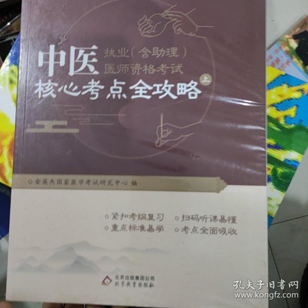 金英杰·2018年中医执业（含助理）医师资格考试核心考点全攻略（套装上下册）