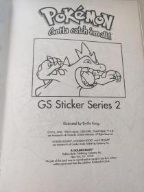 口袋怪兽彩贴纸GS#2（无贴纸，内页有涂画）