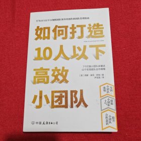 如何打造10人以下高效小团队（专为新晋和中层管理者量身打造的小团队管理实用手册）