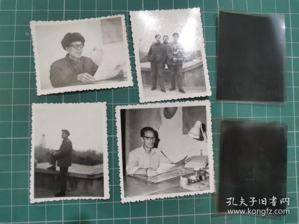 【绘画素材】四张黑白照片： 80年代中年男人