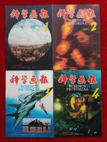 《科学画报》1991年全12期，上海建城700周年  浦东新区  达尔文  莫扎特  诺奖  南极