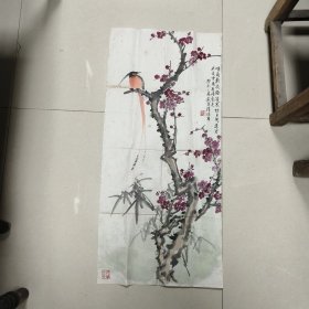 （常州武进名家） 陆琨（先生）精品花鸟画 96*45cm —— 包邮！