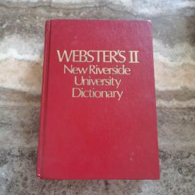 Webster's II New Riverside University Dictionary 【原版韦氏大学辞典，非国内影印版，十六开厚册，带拇指索引】