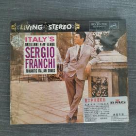 294光盘VCD ：意大利浪漫歌曲   Sergio Franchi  未拆封  盒装