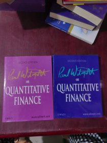 Paul Wilmott on Quantitative Finance 3 Volume Set