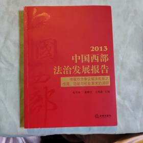 2013中国西部法治发展报告
