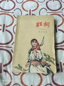 红柳（  张长弓 著、 方增先 精美彩色插图，少年儿童出版社1966年一版一印，大32开平装本）