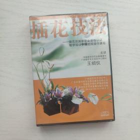 插花技法 初级 三碟装（光盘/未开封）