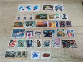 外国早期邮票一组
