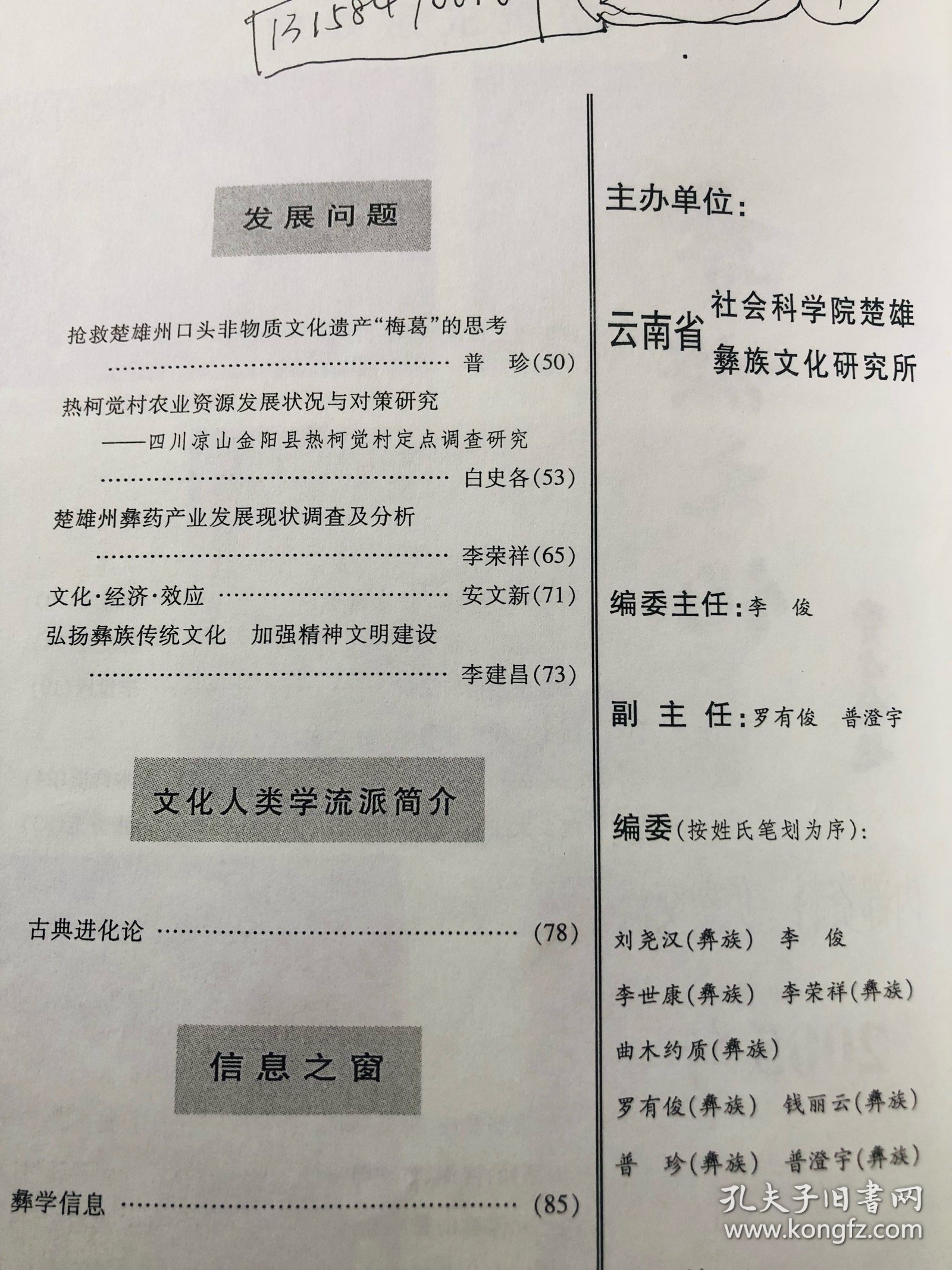 彝族文化（汉文）