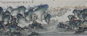 【峡江帆影】山东省美术家协会会员张老师小八尺山水