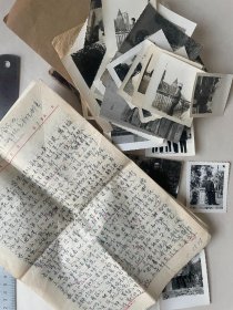 六七十年代上海地图编辑晋德本先生家的老照片，约130多张，尺寸不一，附晋德本先生子女间的信札几封。