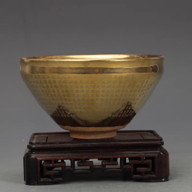 建窑文字茶盏