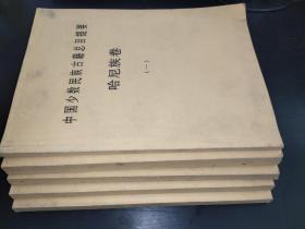 中国少数民族古籍总目提要 哈尼族卷目录、1-4卷 全五册