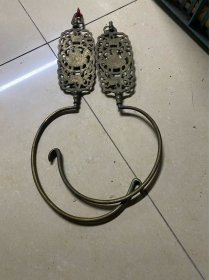 蚊帐钩双面工（人物）一对