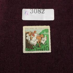 Q3082朝鲜早期邮票一枚