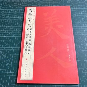 中国碑帖名品：隋墓志名品董美人墓志·苏慈墓志·元公墓志·姬夫人墓志