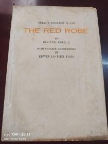 民国25年英文初版，欧美名剧选《大红袍》全一册