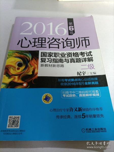 2016心理咨询师国家职业资格考试复习指南与真题详解 新教材新思路（二级 第6版）