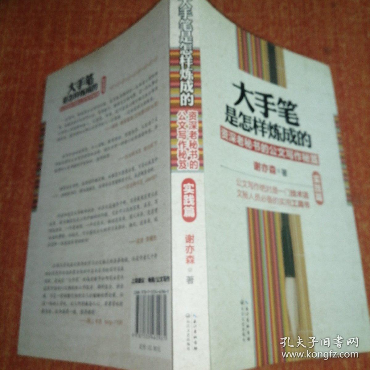 大手笔是怎样炼成的（实践篇）：资深老秘书的写作秘笈