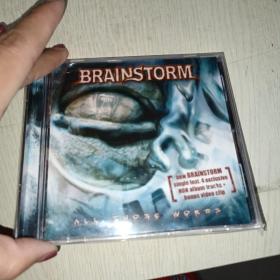 国外摇滚音乐光盘 Brainstorm – All Those Words 1CD